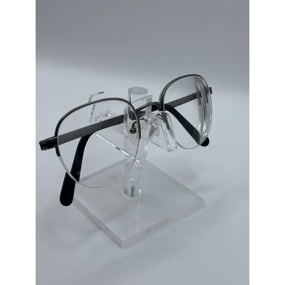 Bvlgari 1114 195 Gray Rimless Eyeglass Frames 52-22 145 Designer Italy